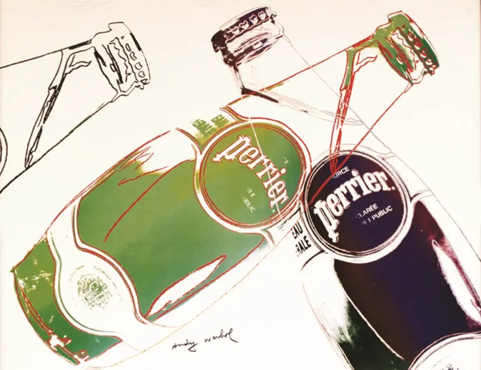 Perrier Vers 1980 - ANDY WARHOL ( 1928 - 1987 )