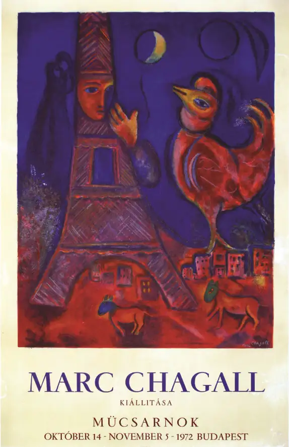 Marc Chagall – Kiallitasa 1972 - MARC CHAGALL ( 1887 - 1985 )