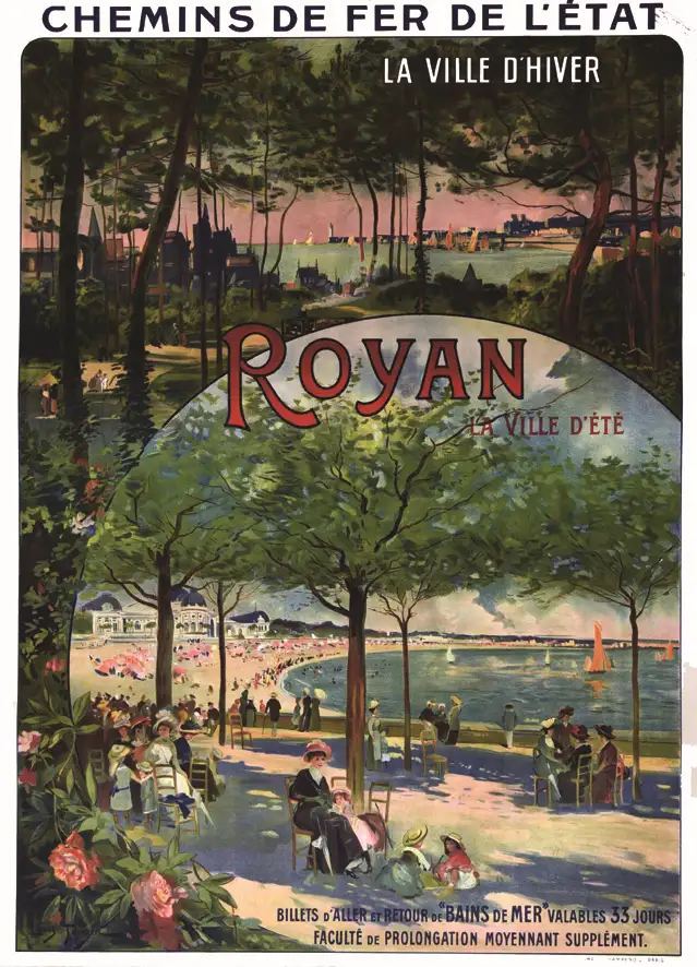 Royan, ville d’été, ville d’hiver vers 1910 - Royan, ville d’été, ville d’hiver vers 1910