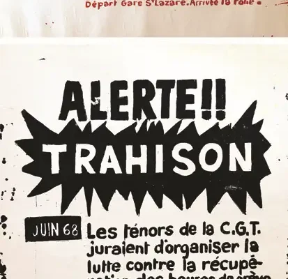 Lot de 2 Aff: Mai 1968 Citroën : Nous ne l'oublierons pas! Des Travailleurs de Citroën / Nanterre 1968 - Lot de 2 Aff: Mai 1968 Citroën : Nous ne l'oublierons pas! Des Travailleurs de Citroën / Nanterre 1968