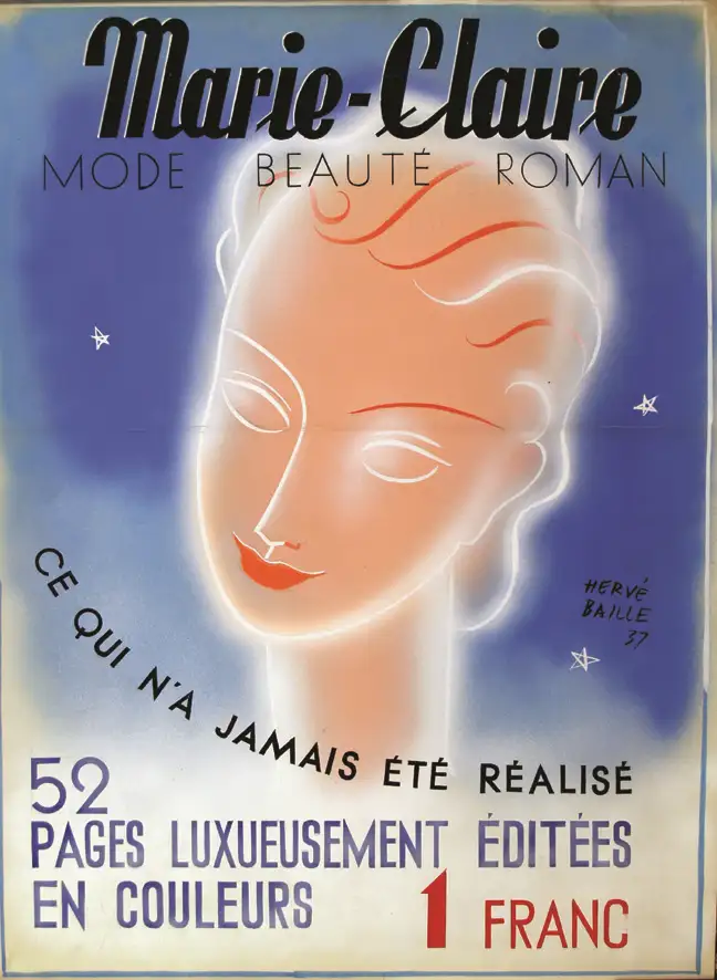 Marie – Claire, 1937 - BAILLÉ Hervé (1896-1974)