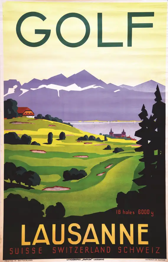 Golf Lausanne 18 holes 1936 - Golf Lausanne 18 holes 1936