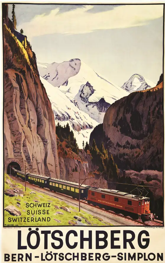 Lötschberg – Suisse 1937 - Lötschberg - Suisse 1937