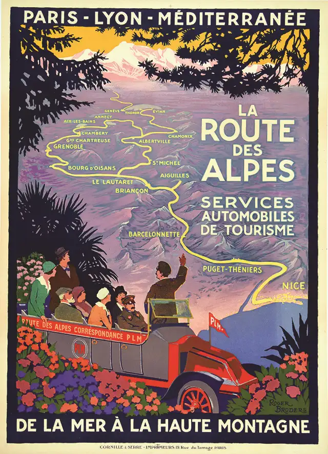 La Route des Alpes vers 1930 - La Route des Alpes vers 1930