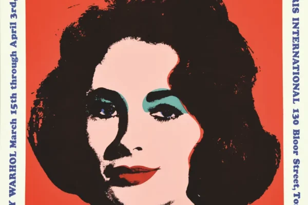 Elisabeth Taylor - Andy Warholl - Morris International 1965 - ANDY WARHOL ( 1928 - 1987 )