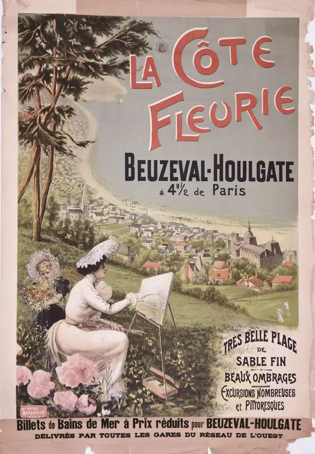 Beuzeville – Houlgate vers 1900 - Beuzeville - Houlgate vers 1900