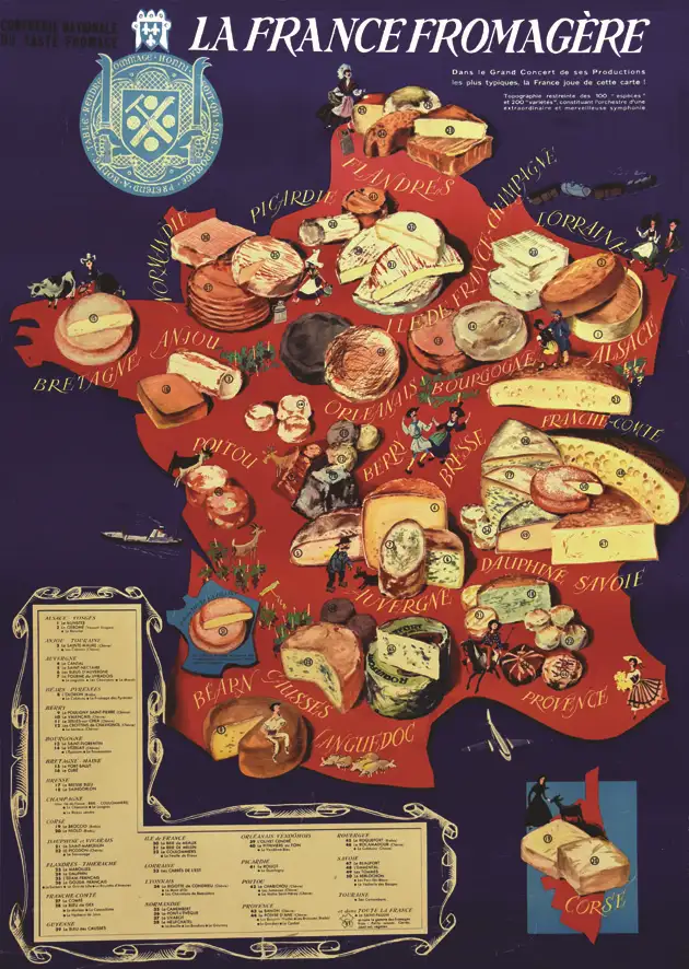 La France Fromagère vers 1950 - La France Fromagère vers 1950