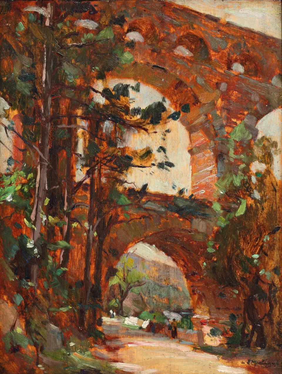 Le pont du Gard - Louis Agricol MONTAGNÉ (1879-1960)