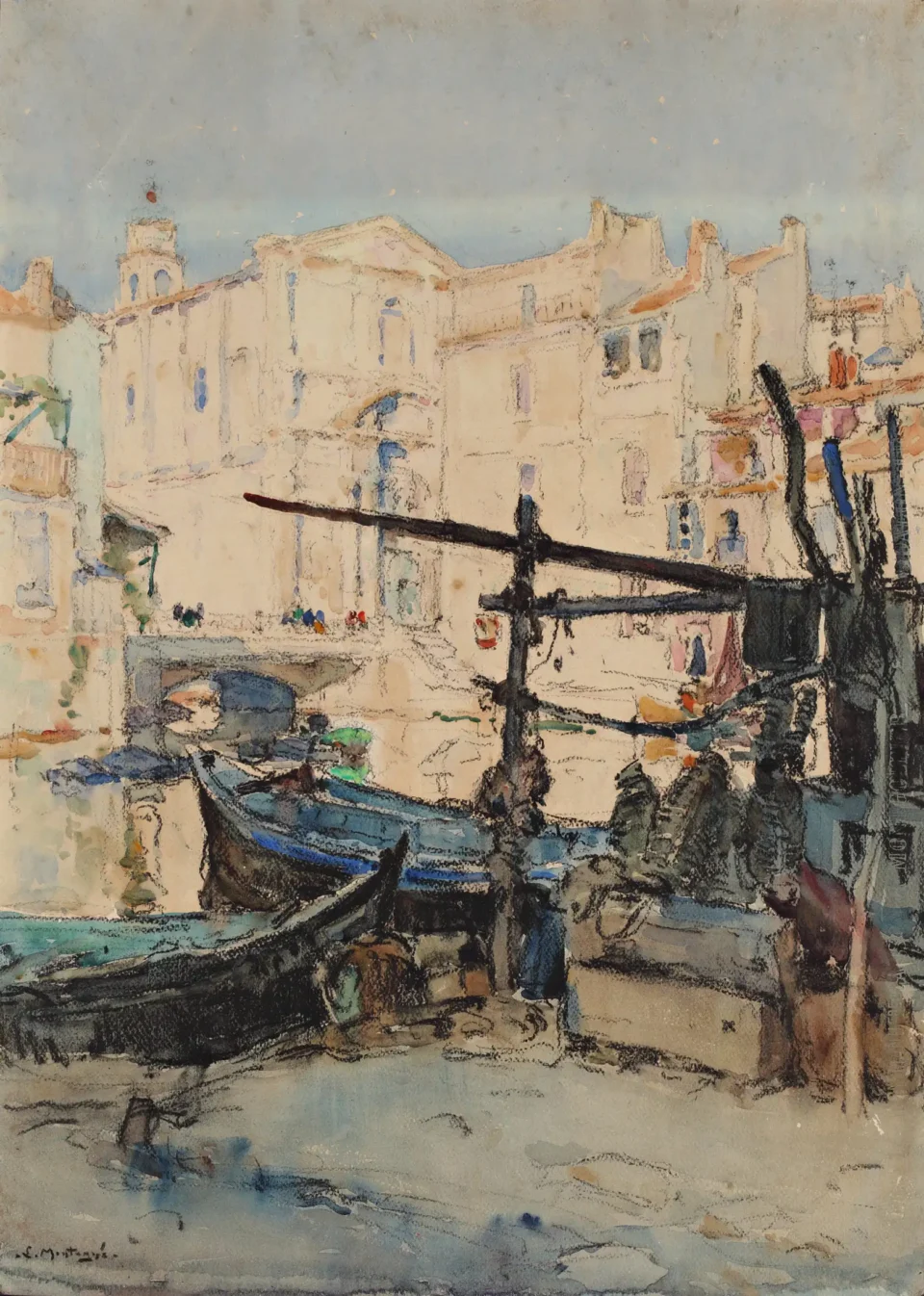 Le Canal de Martigues - Louis Agricol MONTAGNÉ (1879-1960)