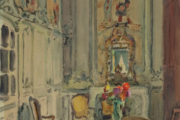 Le salon chinois du chateau de Barbentane - Louis Agricol MONTAGNÉ (1879-1960)