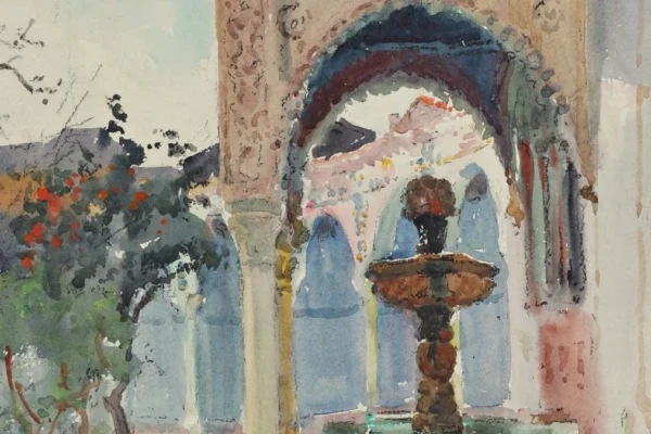 La Fontaine d'Alger - Louis Agricol MONTAGNÉ (1879-1960)