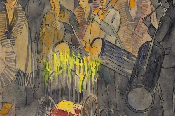 Messe de minuit dans les Baux de Provence - Léo LELÉE (1872-1947)