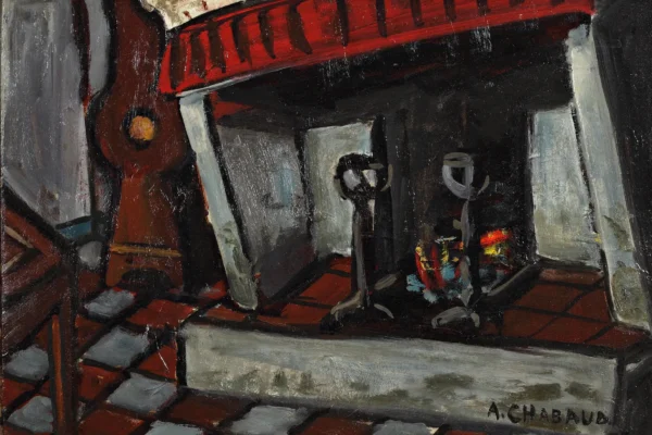 La cheminée du Mas Martin - Auguste CHABAUD (1882-1955)