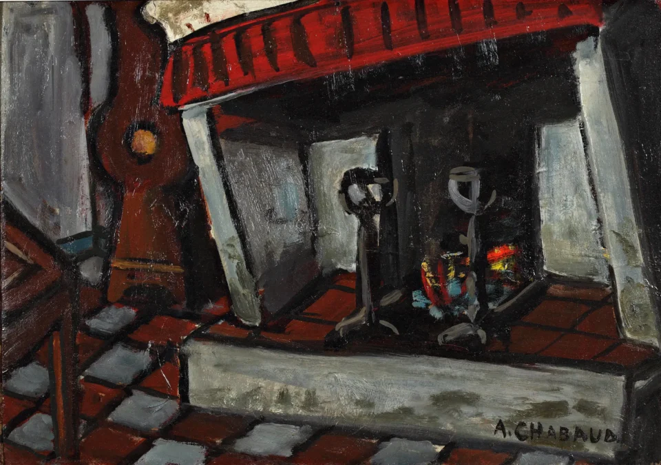 La cheminée du Mas Martin - Auguste CHABAUD (1882-1955)