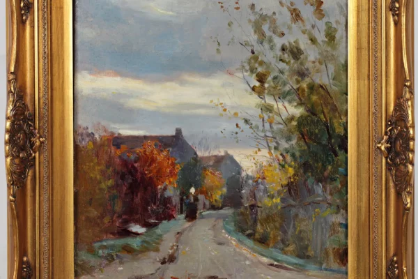 La route animée - Claude FIRMIN-GOY (1864-1944)