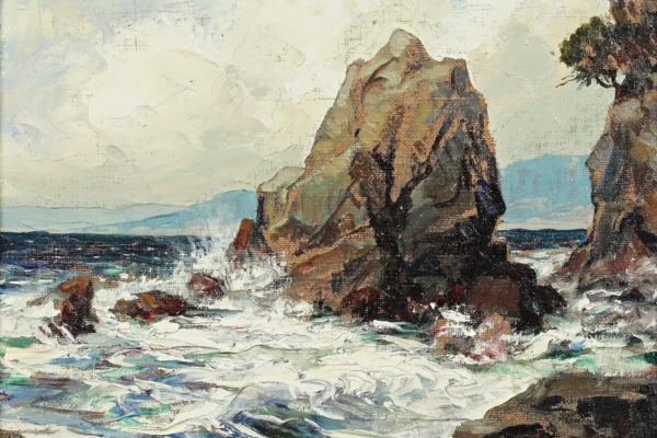 Bord de mer aux environs de Toulon - Gustave VIDAL (1895-1966)