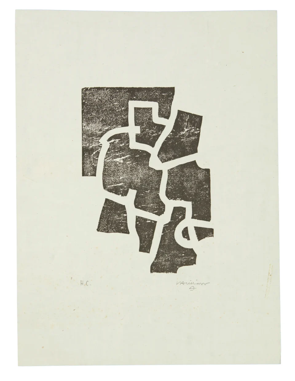 Composition - CHILLIDA Eduardo (1924-2002)