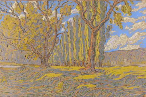 Arbre en lisière de forêt - BROUILLARD Eugene (1870-1950)