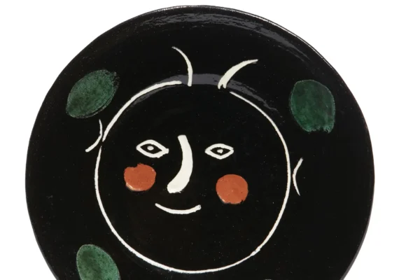 Assiette visage noir - PICASSO Pablo (1881-1973)