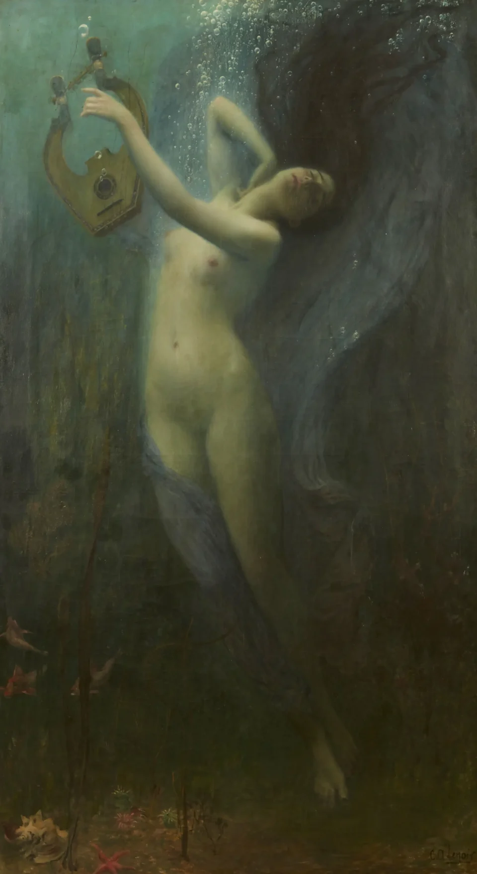 La mort de Sapho - Charles Amable LENOIR ( 1861-1932)