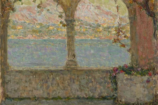 Le cloître sur la mer - Louis LE SIDANER ( 1862 - 1939)