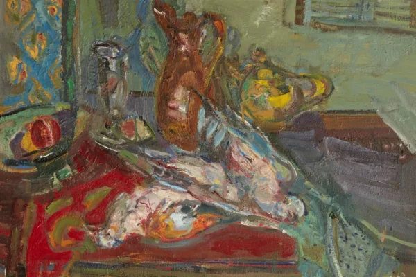 Nature Morte aux pigeons - Michel KIKOINE (1892-1968)