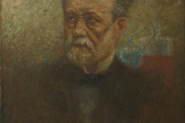 Portrait de Louis Pasteur - Lucien LEVY-DHURMER (Alger 1865 - 1953)