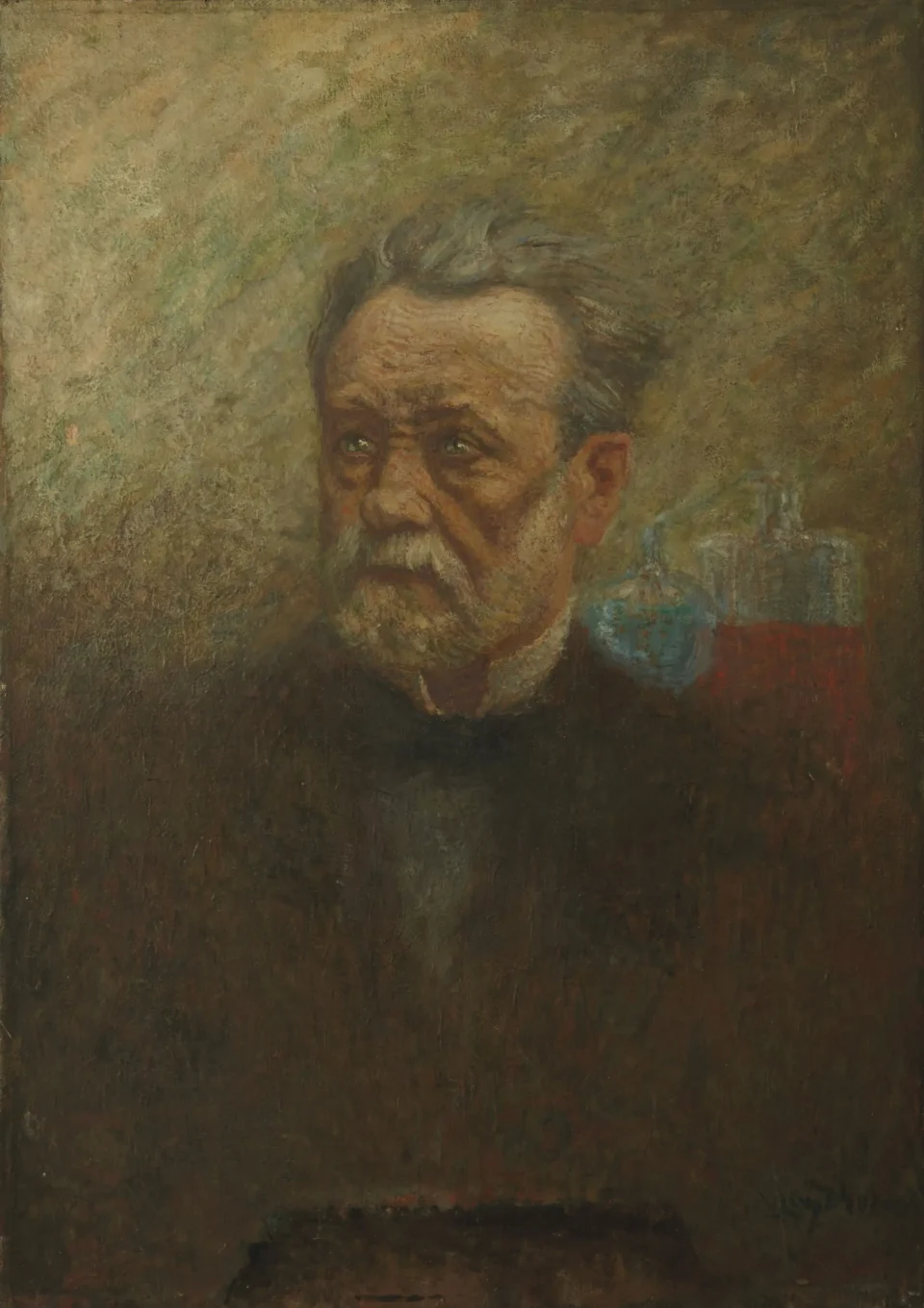 Portrait de Louis Pasteur - Lucien LEVY-DHURMER (Alger 1865 - 1953)