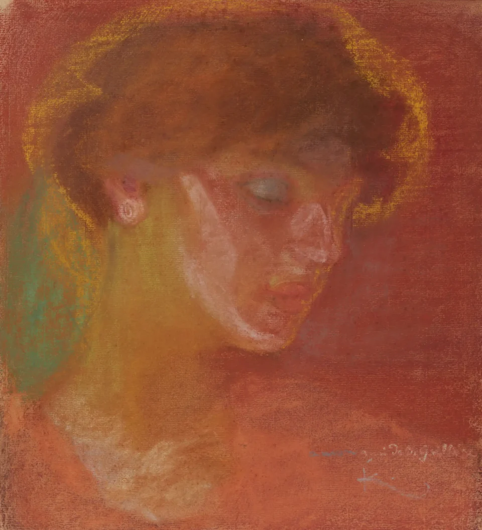 Portrait de femme, vers 1908-1909 - Frantisek KUPKA (Opocno 1871- Puteaux 1957)