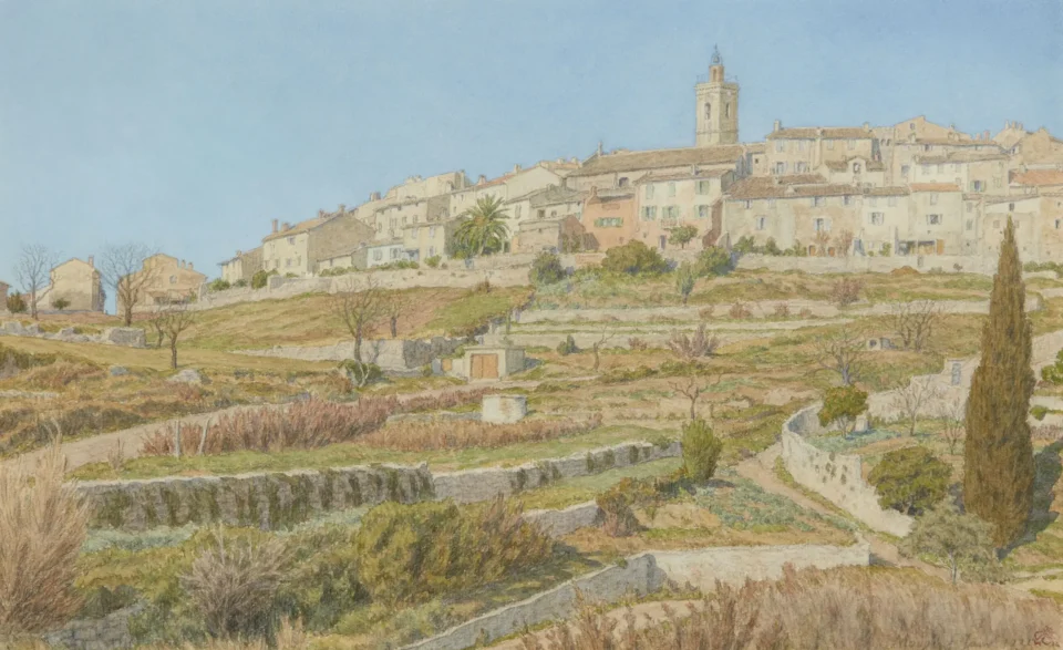 Mougins - Henri RIVIERE (Paris 1864 - Sucy en Brie 1951)