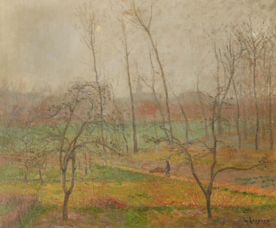 Jardin à Nesle la Vallée - Gustave LOISEAU (Paris 1865-1935)