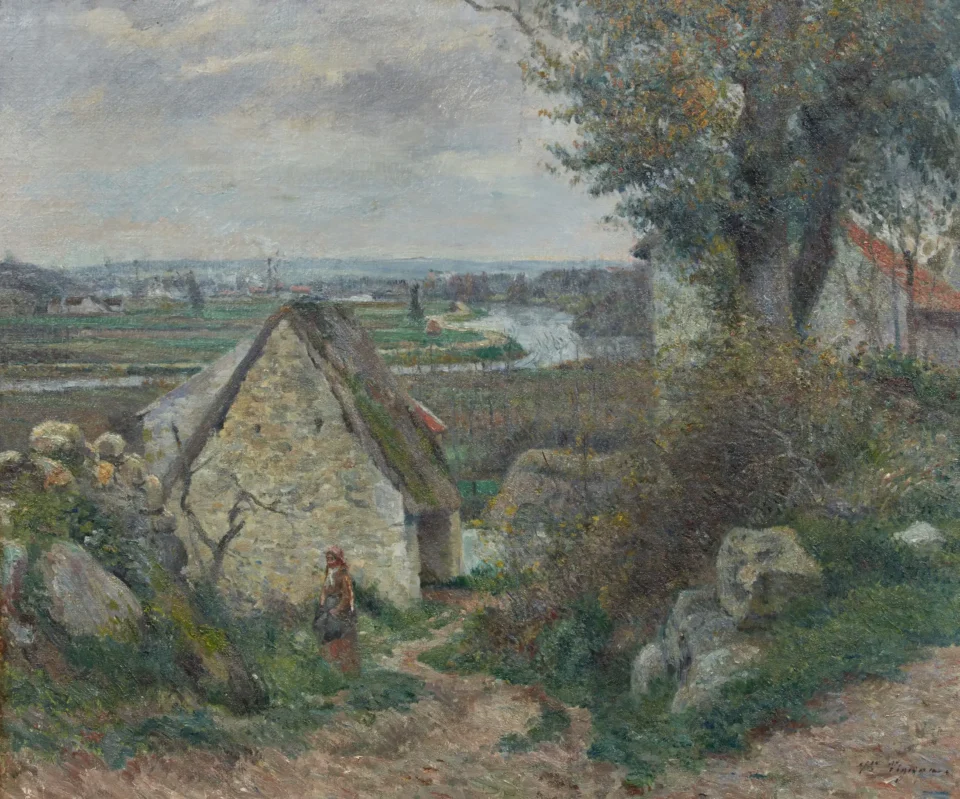 Les bords de l’Oise - Victor VIGNON (Villers 1847 - Meulan 1909)