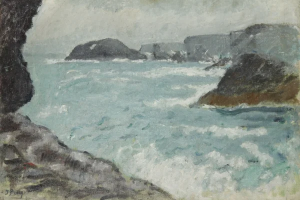 La roche percée à Belle ile - Jean PUY (Roanne 1876 - 1960)