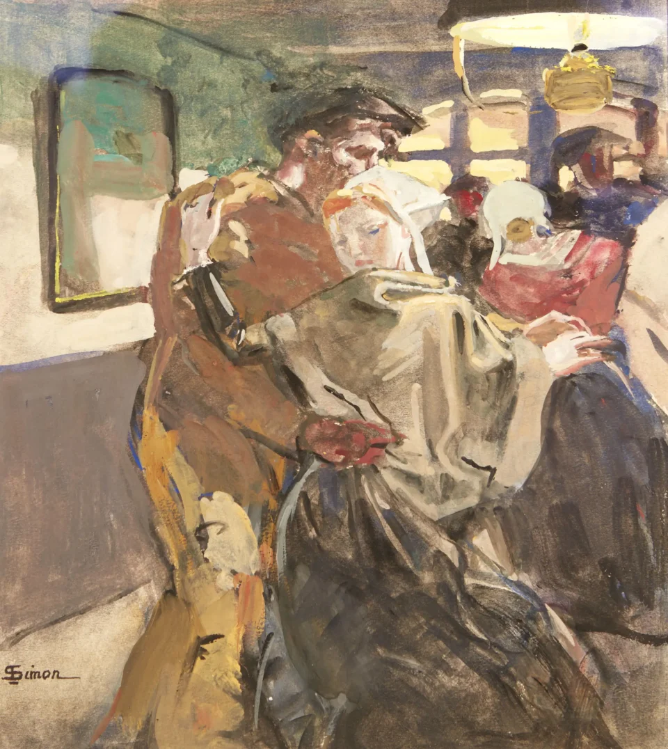 Bal en Pays Bigouden - Lucien SIMON (Paris 1861 - Combrit 1945)