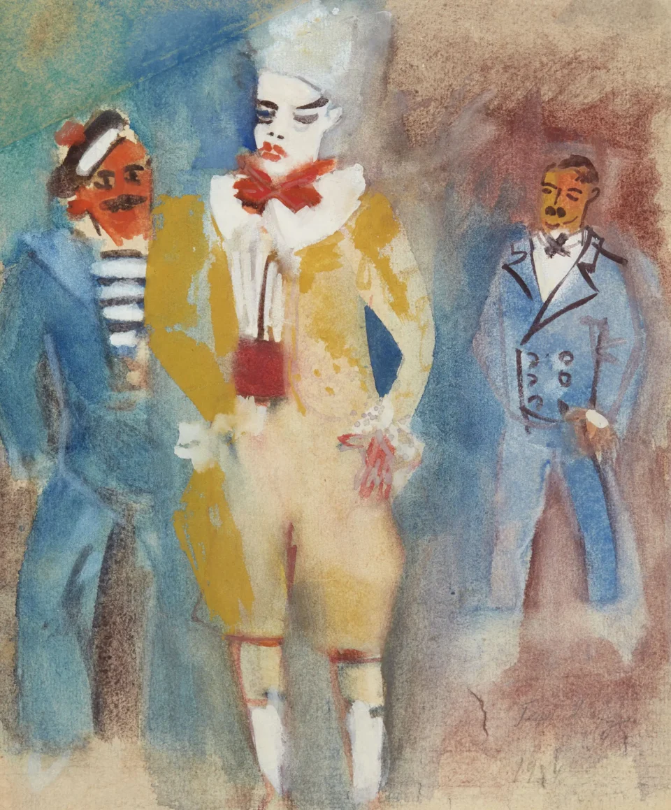 Clown - Jean DUFY (Havre 1888- Boussay 1964)