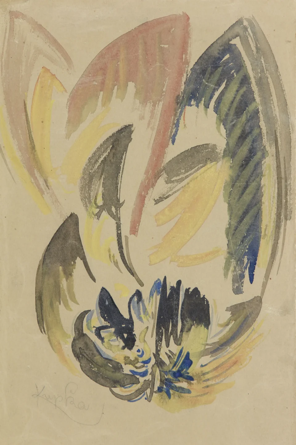 Composition, vers 1920 - Frantisek KUPKA (Opocno 1871- Puteaux 1957)