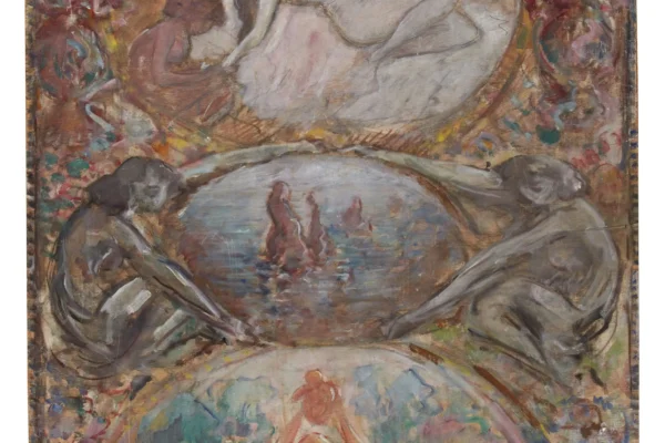 Projet de décor pour un plafond - Constantin Pavlovitch KOUSNETZOFF (Nijni Novgorod 1863 - 1936)