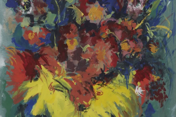 Bouquet de fleurs - Emanuel MANE KATZ ( Krementchoug 1894- Haifa 1962)