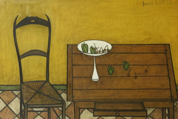 Table et chaise, 1951 - Bernard BUFFET (Paris 1928-Tourtour1999)