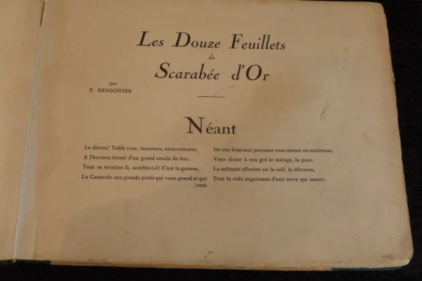 Les Douze Feuillets du Scarabée d'Or - Alexander Evgenevich IACOVLEFF (1887-1938) - Eugène BERGONIER