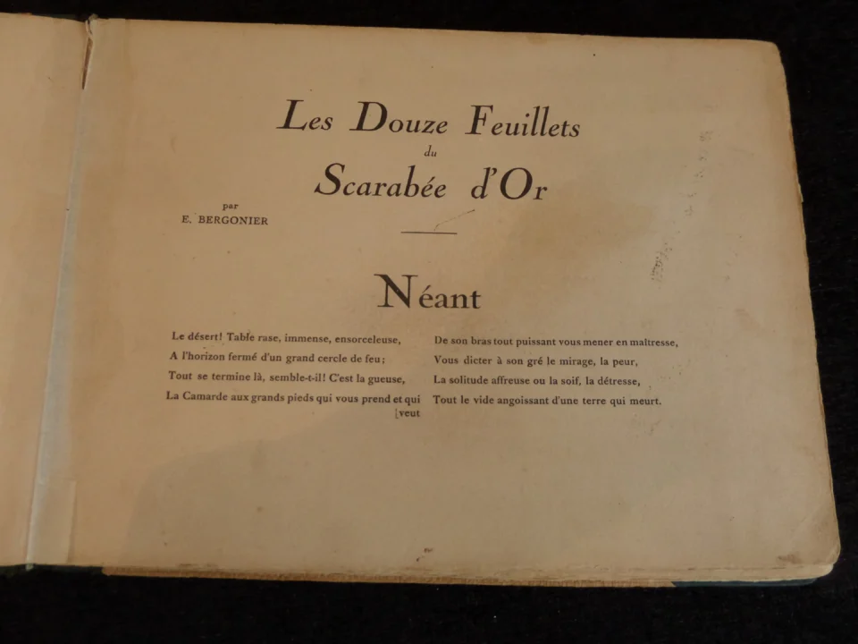 Les Douze Feuillets du Scarabée d’Or - Alexander Evgenevich IACOVLEFF (1887-1938) - Eugène BERGONIER