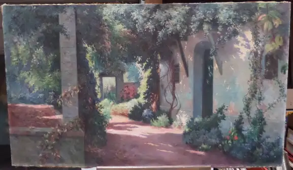 jardin à Alger - LEMAITRE Gustave (1862-1920)