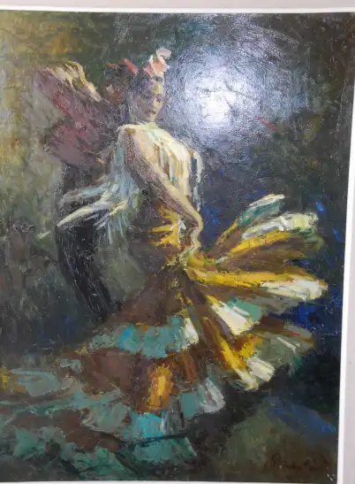 Danseuse de Flamenco - Pio SANTINI (1908-1986)