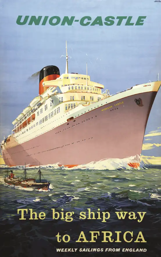 Union-Castle – The Big Ship Way to Africa vers 1930 - Union-Castle - The Big Ship Way to Africa vers 1930