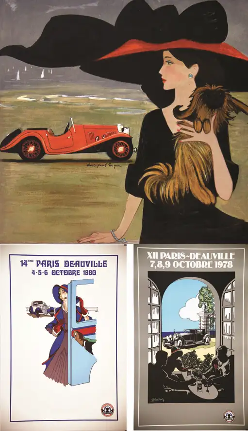 DLot de 3 Affiches: XXVIIe Rallye Paris Deauville – 14eme Paris Deauville 1980 – XII Paris Deauville 1978 – 1980 – 1990 - DLot de 3 Affiches: XXVIIe Rallye Paris Deauville - 14eme Paris Deauville 1980 - XII Paris Deauville 1978 - 1980 - 1990