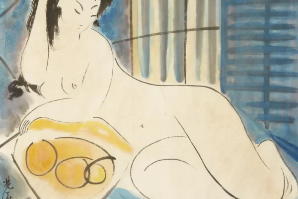 Femme nue aux fruits - Lin FENGMIAN (1900-1991)