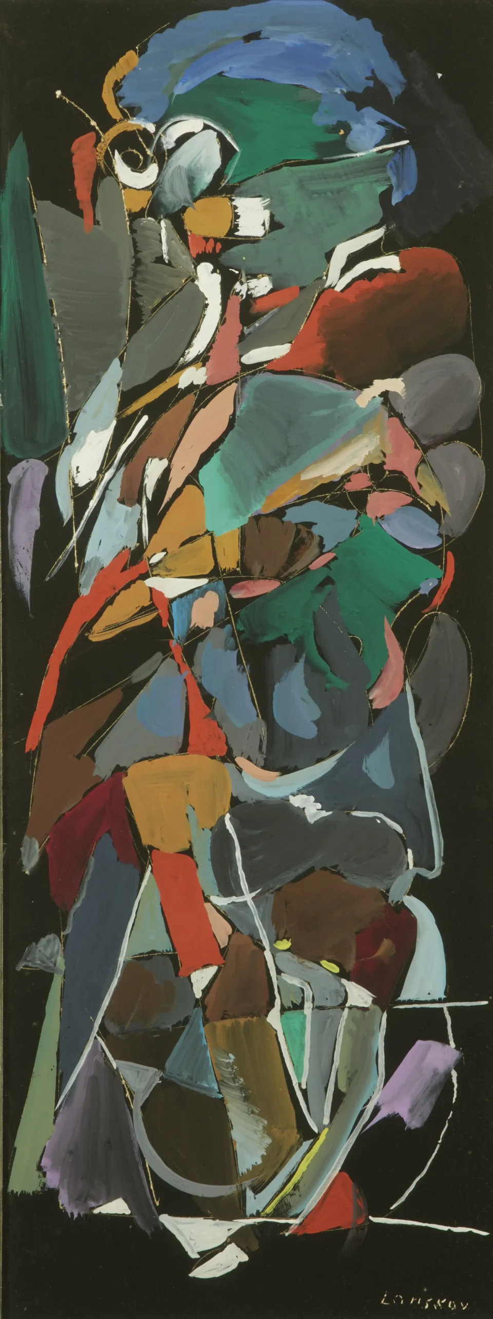 Composition - André LANSKOY (1902-1976)