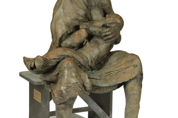 Mère et enfant, 2001 - Ousmane SOW (né en 1935)