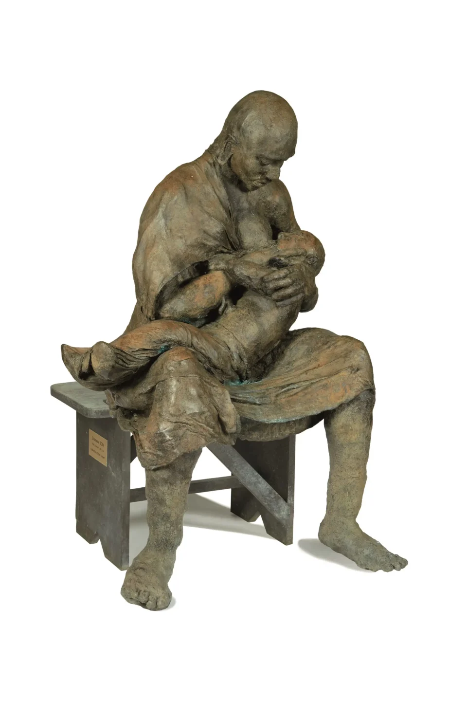 Mère et enfant, 2001 - Ousmane SOW (né en 1935)