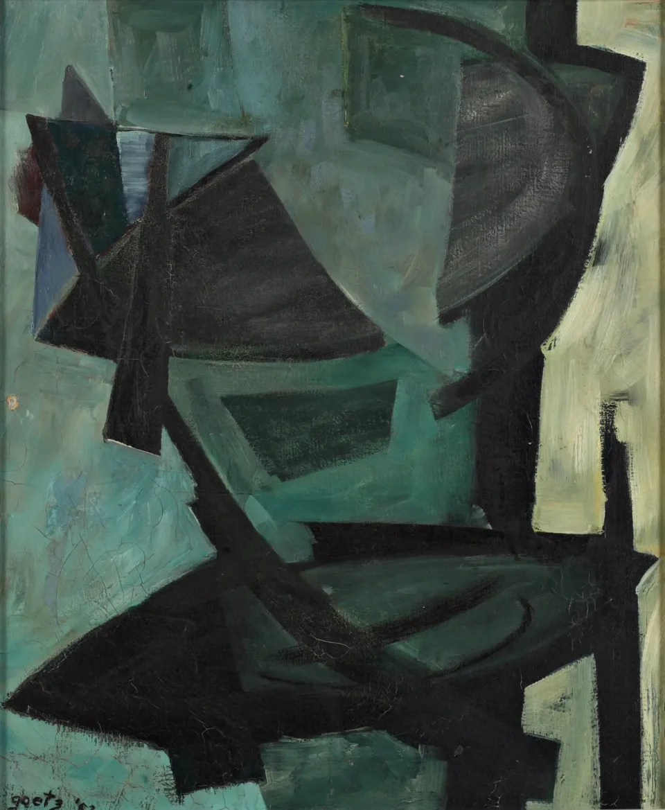 Composition abstraite - Henri GOETZ (1909-1989)